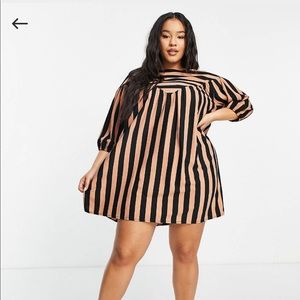 Asos Curve Striped dress